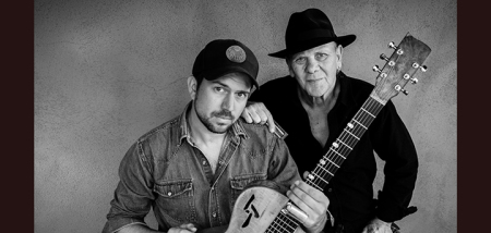 Blues and roots music duo David Jacobs-Strain and Bob Beach at 6 On The Square